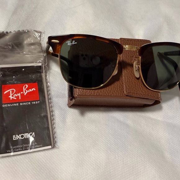 Ray-Ban 2176 Brown and Gold Sunglases Unisex - Picture 3 of 6